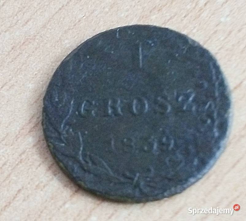KRÓLESTWO KONGRESOWE1 GROSZ 1839 r MW MIEDZ Legionowo