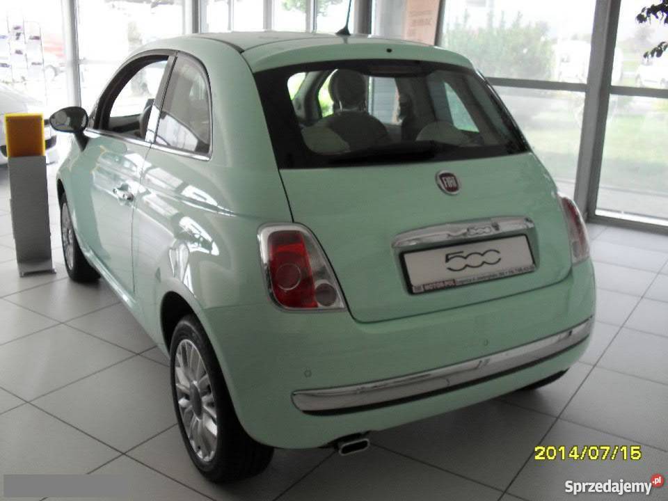 Fiat 500 zielony 500