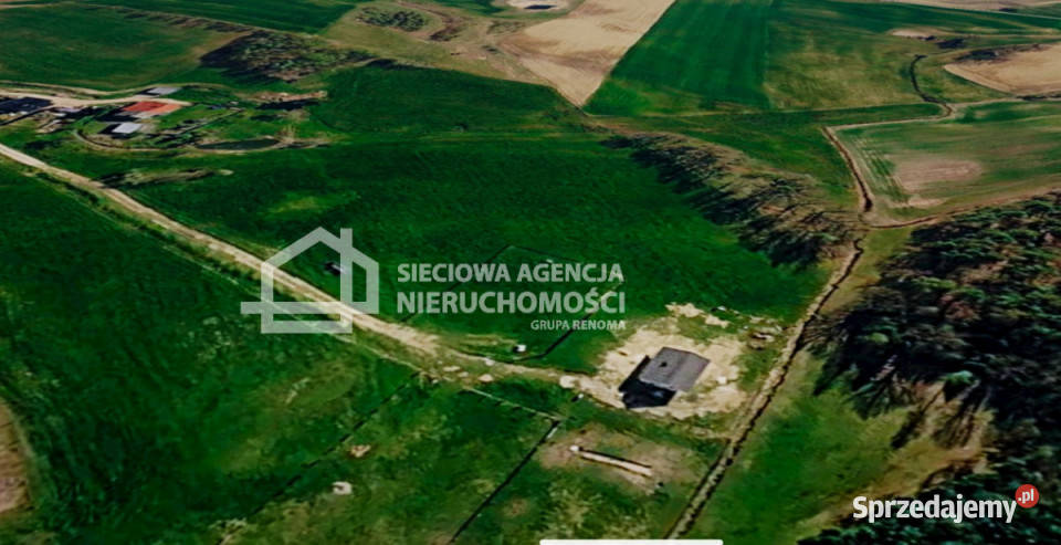 Działka 1000m Łebno utwardzona
