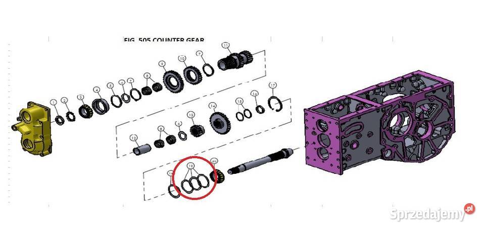 Podkładka dystansowa Mitsubishi VST MT180222270 Tajęcina