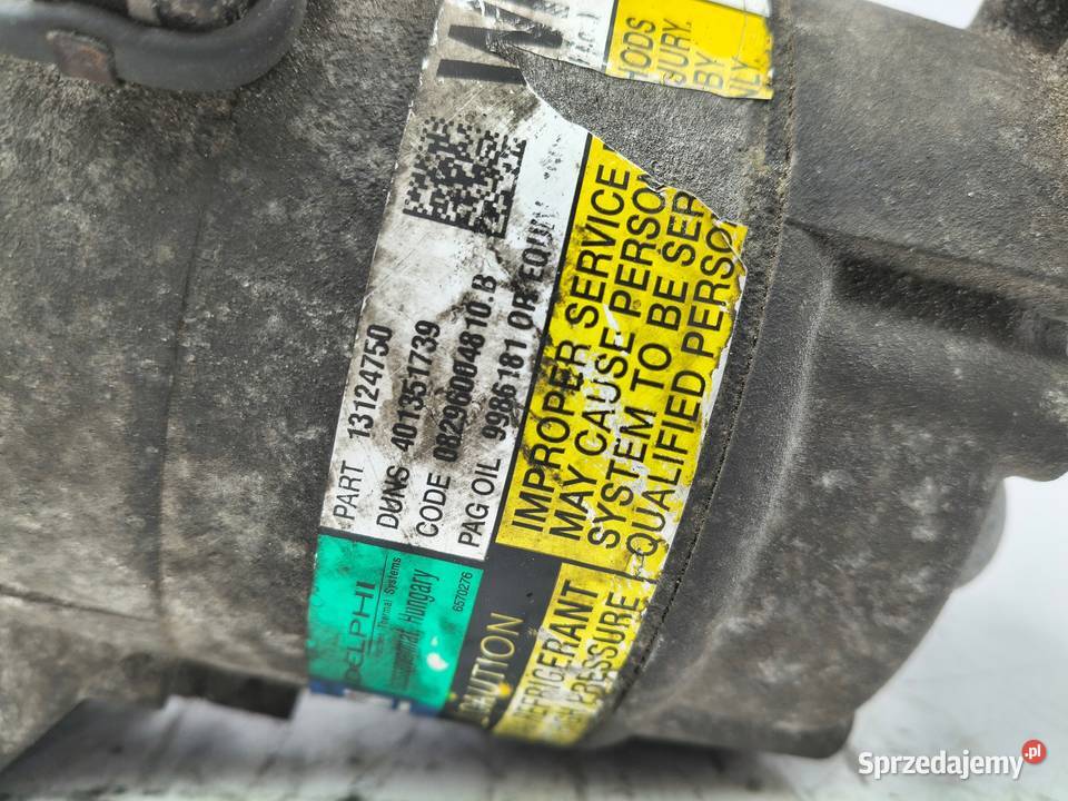 SPRĘŻARKA KLIMATYZACJI Opel Zafira B 16 16V Chełm sprzedam