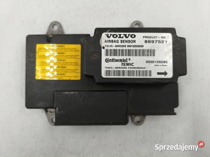Moduł Poduszek Potwietrznych Sensor Airbag Volvo Wyszków
