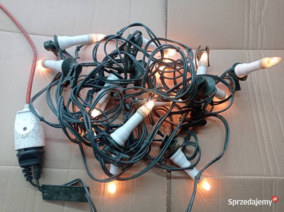 Stare lampki choinkowe mazowieckie Siedlce