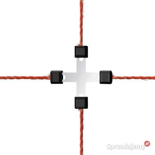 Złączka do naprawy siatki Litzclip krzyżowa 3 mm małopolskie Kamionna