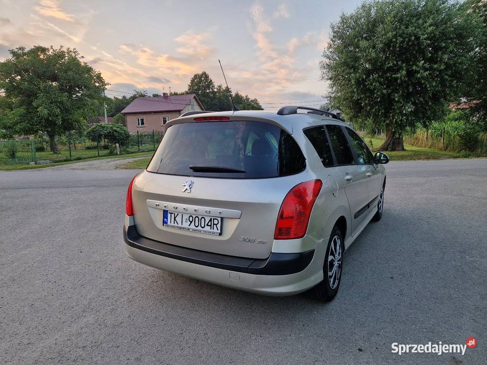 Peugeot 308 SW 2009 16 Benzyna Klima Oryginalny Samochody osobowe Głogów Małopolski
