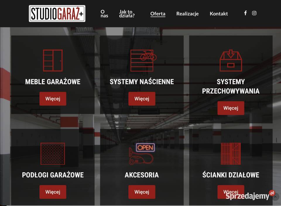 studiogaraz sprzedam domenę i stronę internetową Warszawa