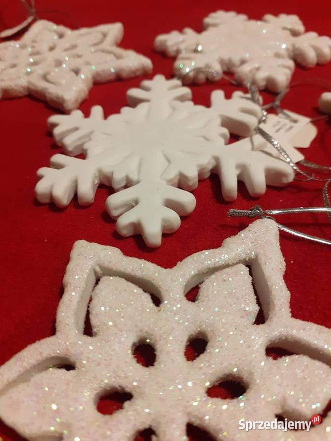 zawieszki gwiazdki śnieżynki świąteczne Gdańsk