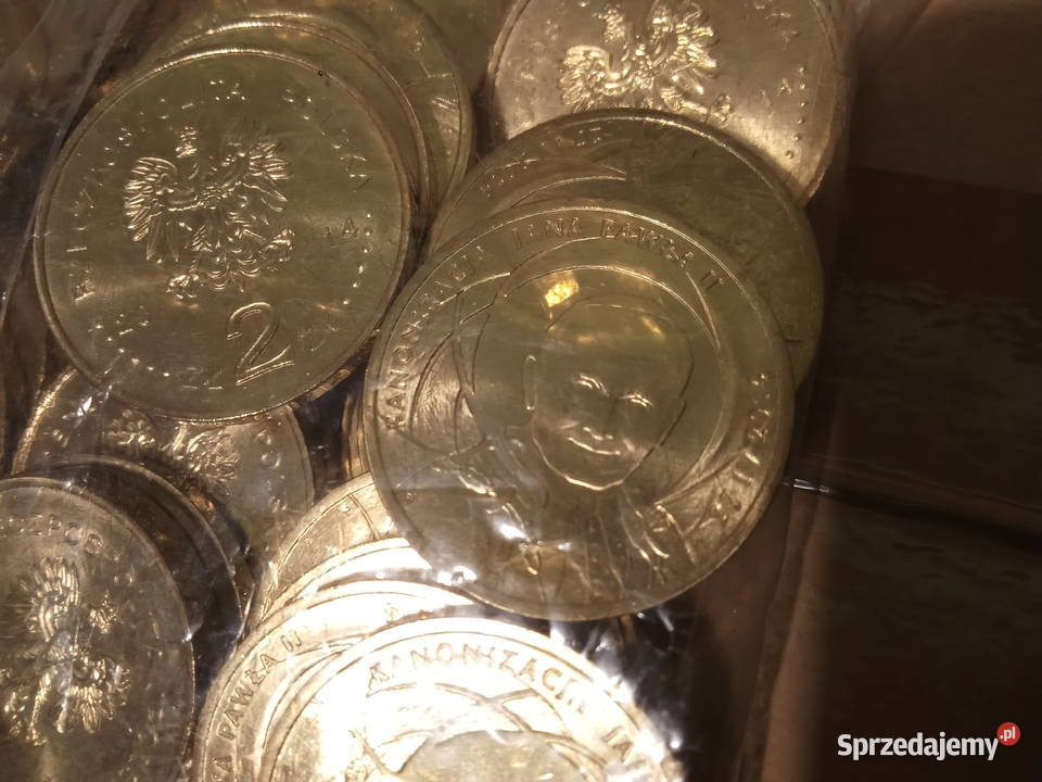 Woreczek menniczy 2 50 Kanonizacja Jana Pawła II