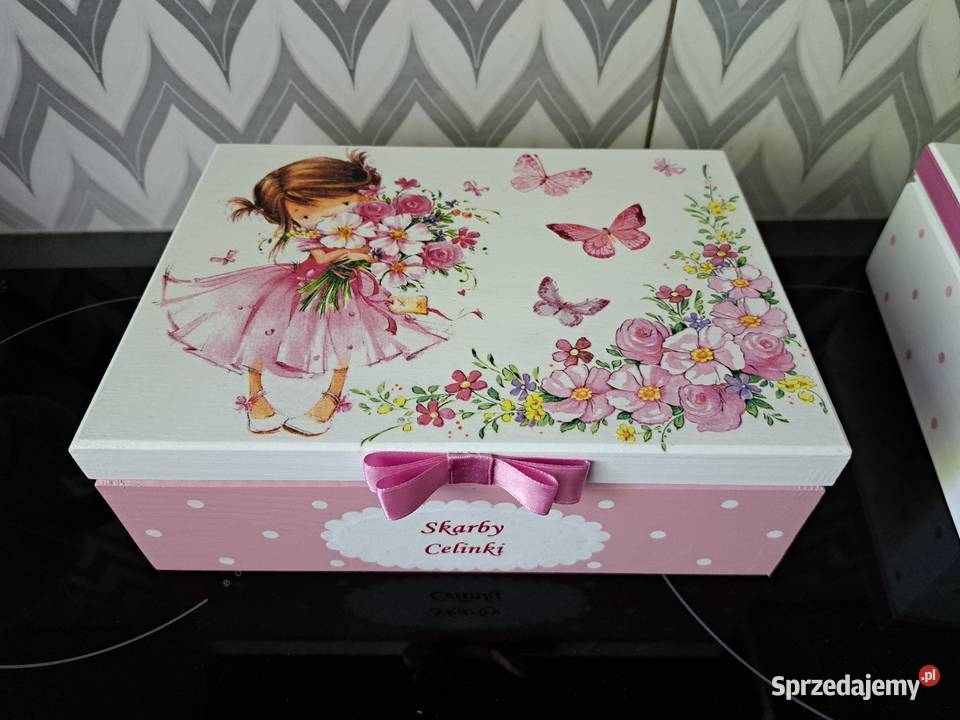 Szkatułka dziewczynki z imieniem handmade Kędzierzyn-Koźle