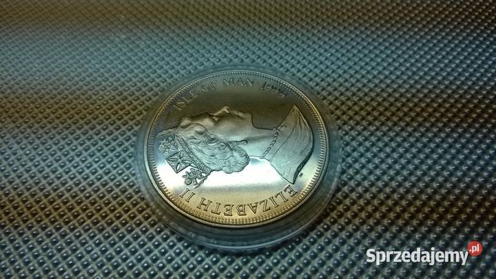 MONETA Wyspa Man 1 korona 1999 Puchar Świata w Warszawa sprzedam