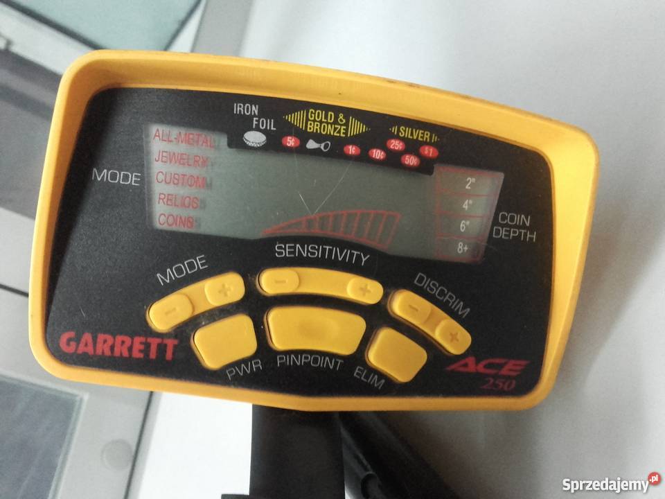 Wykrywacz Garret Ace 250 Cewka DeTech na Lublin