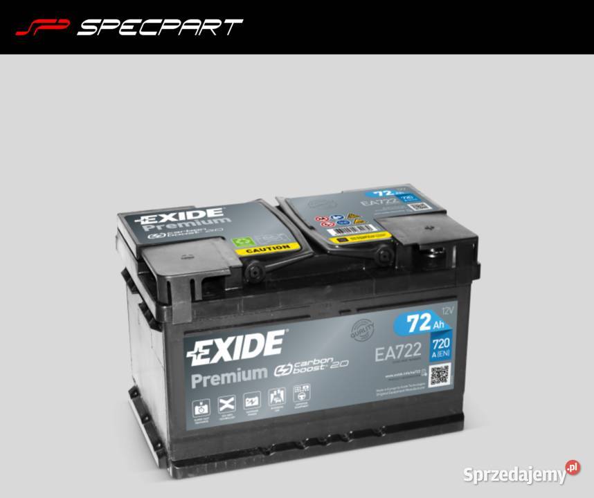 Akumulator Exide Premium 72Ah 720A Tczew
