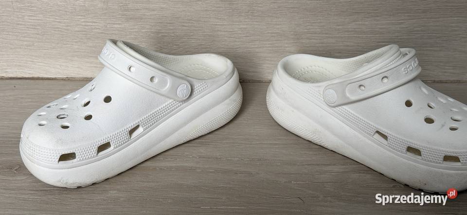 Klapki Classic Crush Clog 207521 dziecięce Crocs Łódź sprzedam