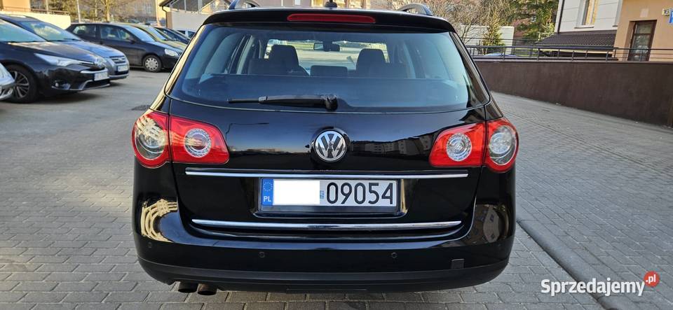 VW Passat b6 kombi 2007r 20 tdi 8V stan serwis czarny Elbląg