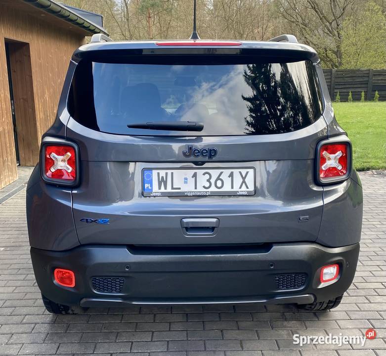 Jeep Renegade Hybryda PlugIN ładowanie z podgrzewane fotele mazowieckie Wieliszew sprzedam