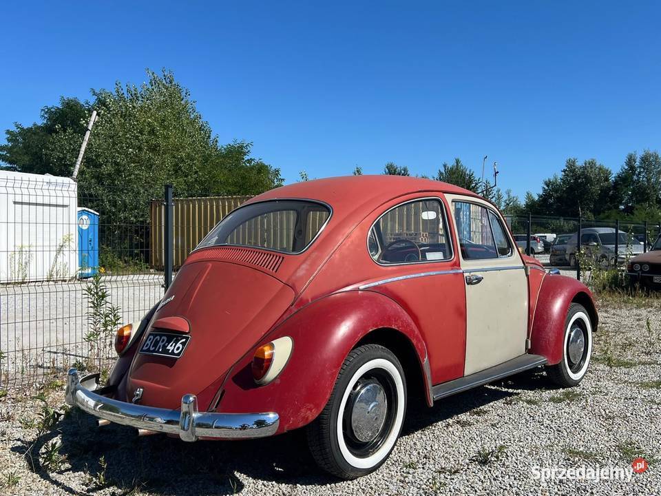 VW Garbus 1300 Ruby Red 1966 Wrocław