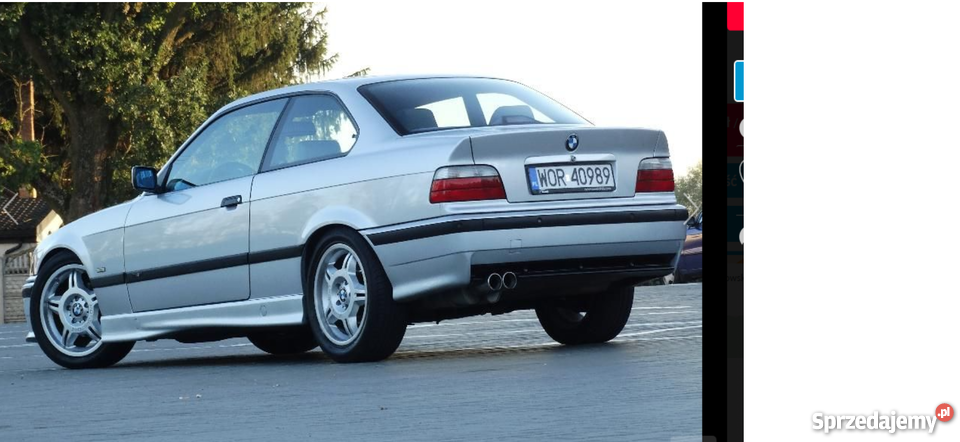 bmw e36 coupe bogata mpakiet oryginał mazowieckie