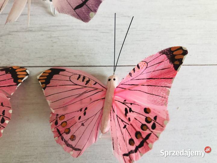 NOWE Wielkanoc ozdoby motylki zawieszki 3 sztuki Łódź sprzedam