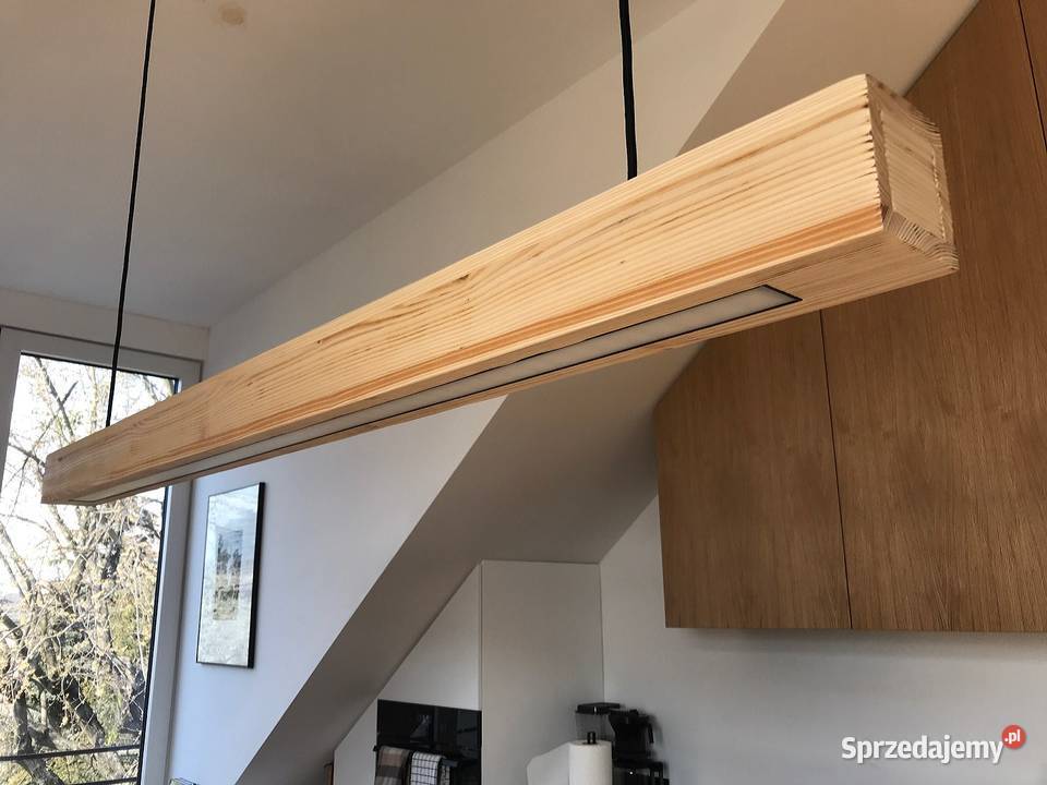 Lampa wisząca z drewna BELKA LED Rzeszów