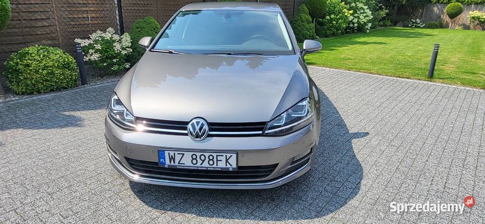 VW Golf VII salon serwisowany w ASO 100 łopatki zmiany biegów Stare Babice