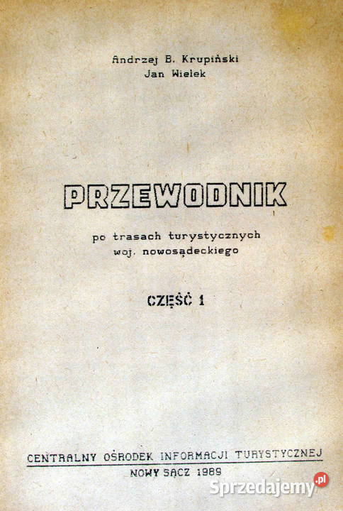 Województwo nowosądeckie przewodnik Limanowa