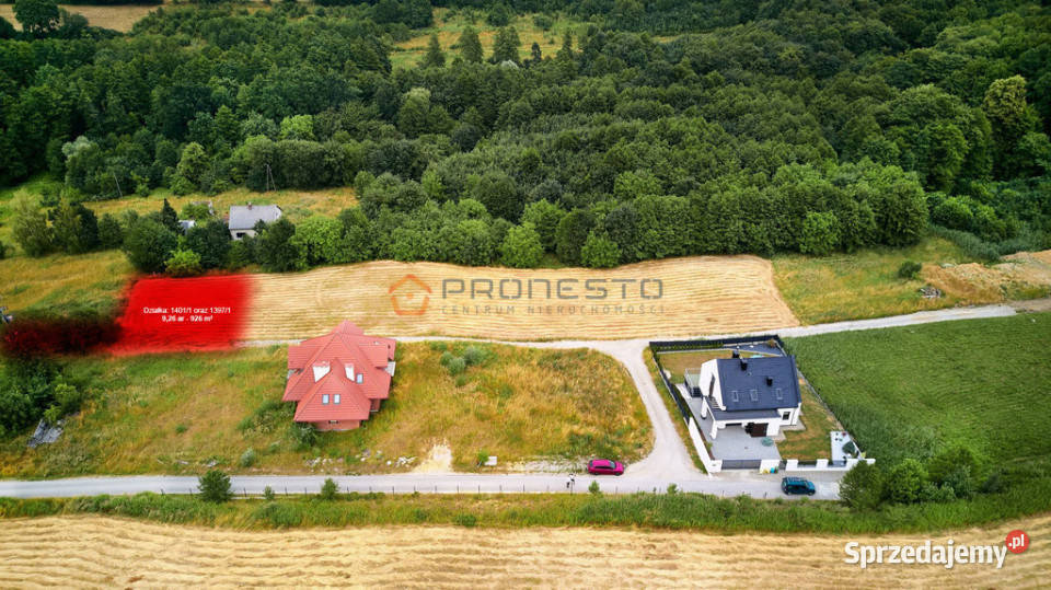Działka budowlana z WZ 926ar Słocina Rzeszów