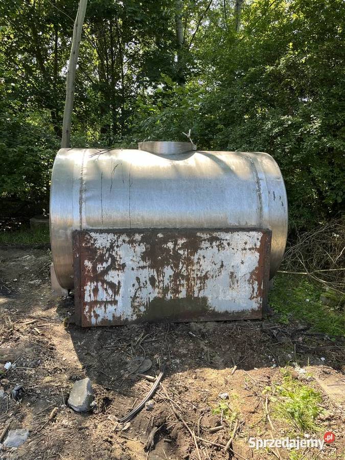 Beczka zbiornik nierdzewny