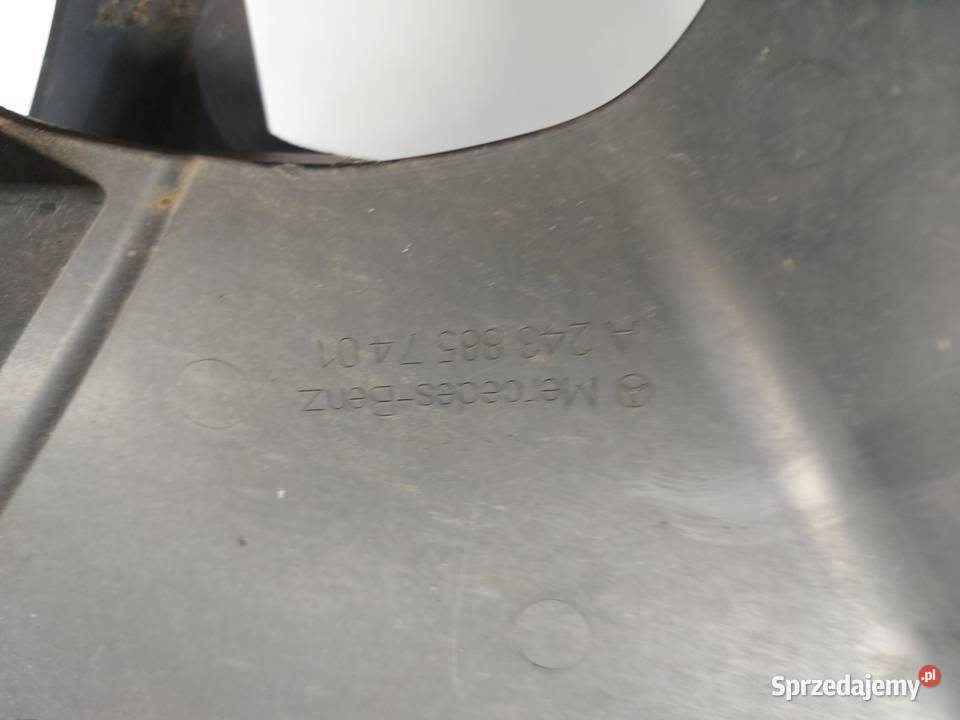 Mercedes EQA 250 W243 ŚLIZG ZDERZAKA LEWY PRZÓD osobowe Karoseria