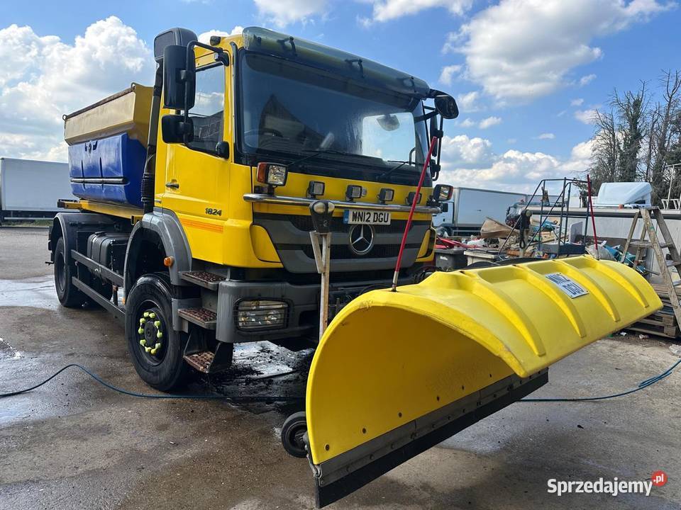 Mercedes Axor 1824 4x4 2012 euro5 piaskarka sprzedam