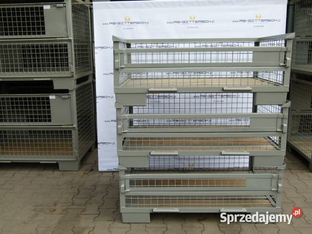 Gitterbox 12 paleta metalowa kosz siatkowy wielkopolskie Ceków-Kolonia sprzedam