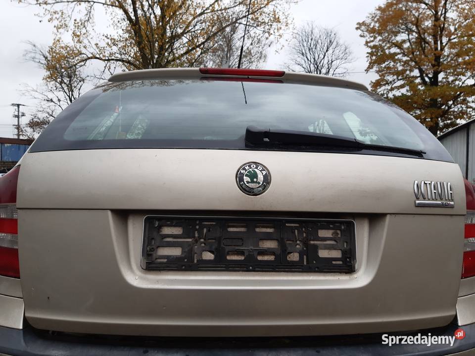 Octavia II kombi Tylna klapa bagaznika z szyba mazowieckie Mińsk Mazowiecki