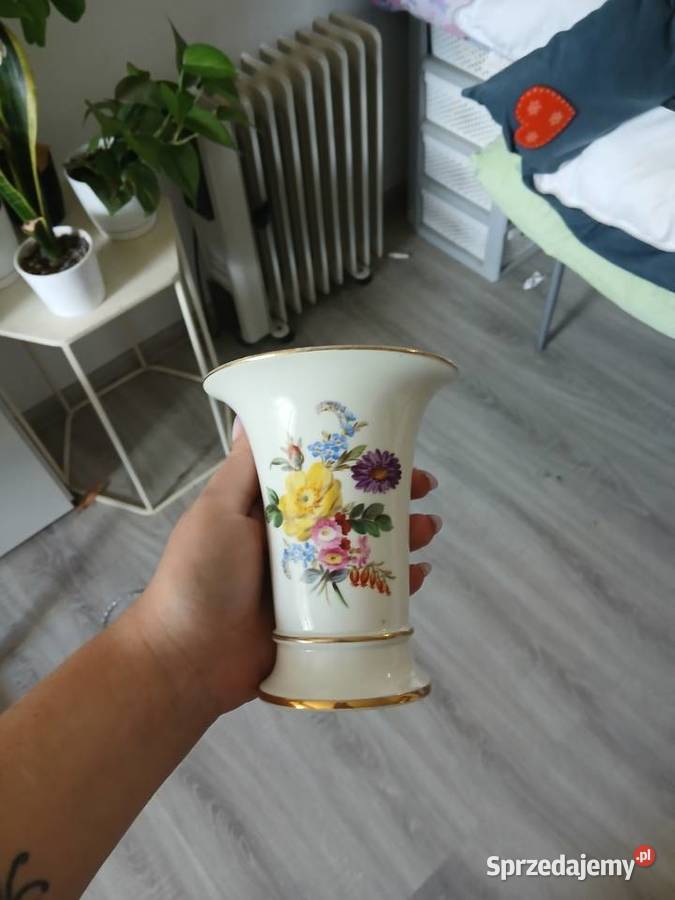 Wazon miśnia porcelana