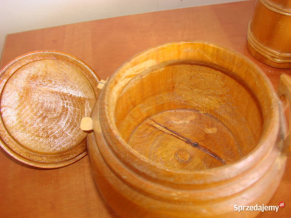 drewniana puszka sprzedam