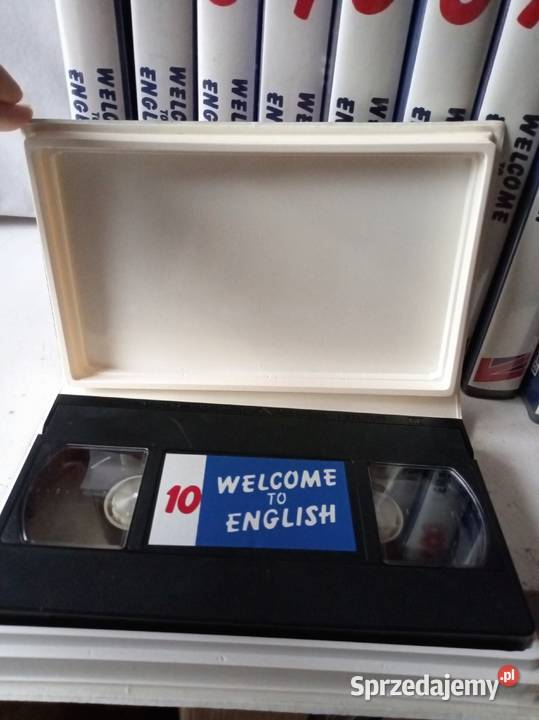 Duży kurs języka angielskiego na kasetach VHS Warszawa