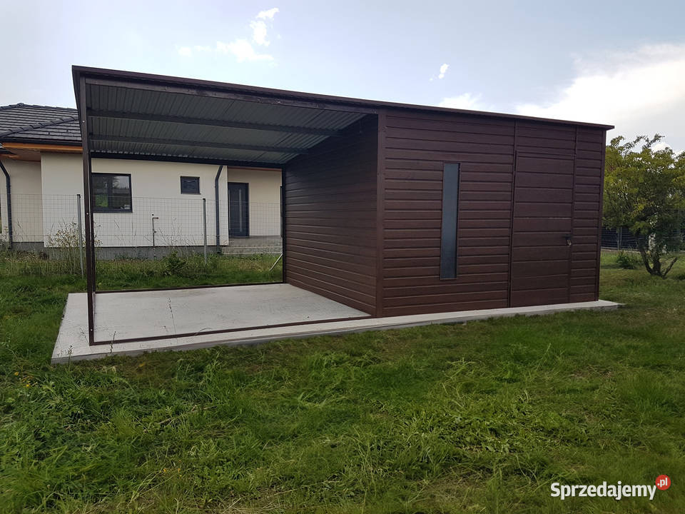 Domek ogrodowy 3636m wiatka 336 ciemny brąz sprzedam