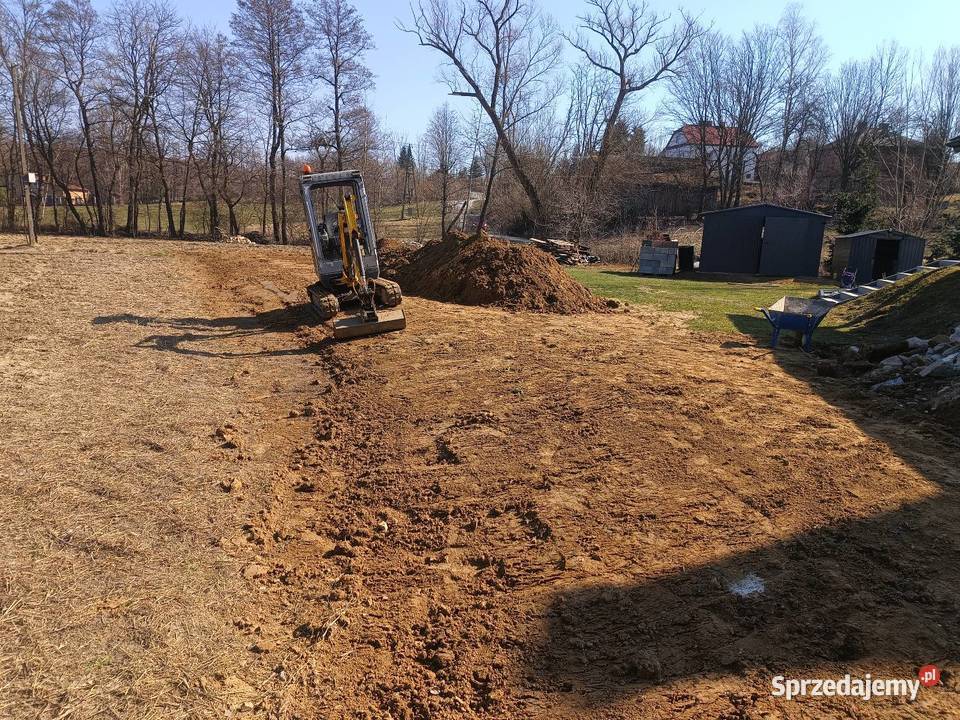 Usługi MiniKoparką KoparkoŁadowarką Wywrotką 35t Wykopy, roboty ziemne podkarpackie Boguchwała