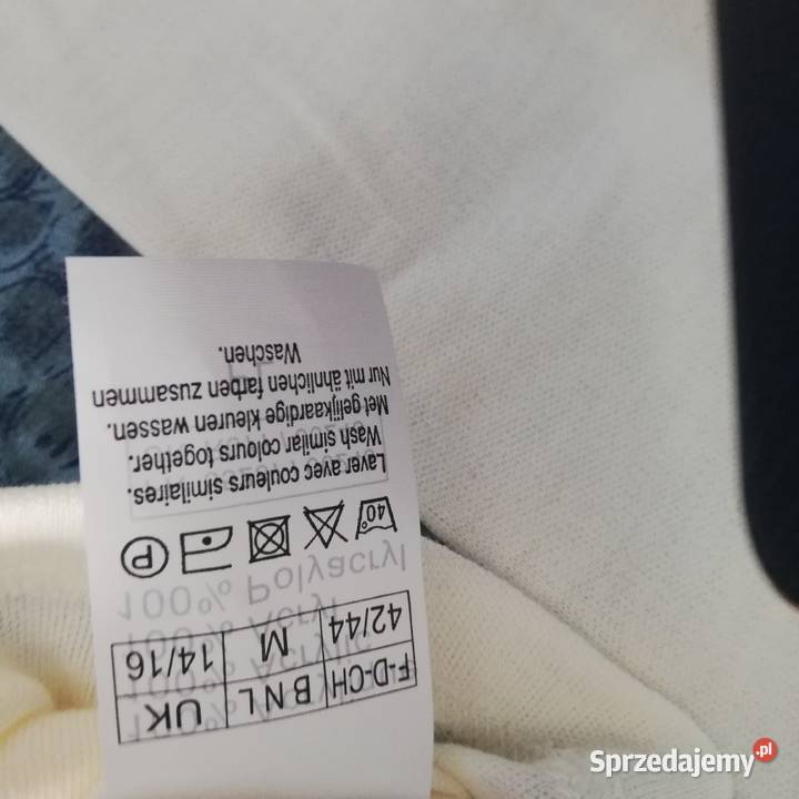 Bluzka kremowa z długim rękawem 4244 Courtelle długi łódzkie Sieradz