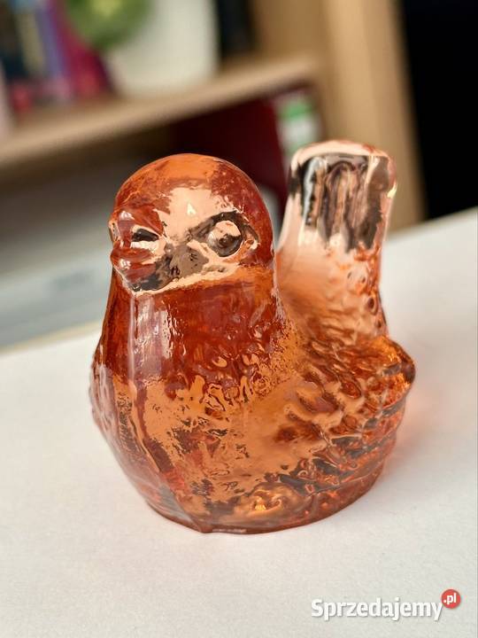 Przycisk do papieru Bohemia szkło rozalinowe Warszawa