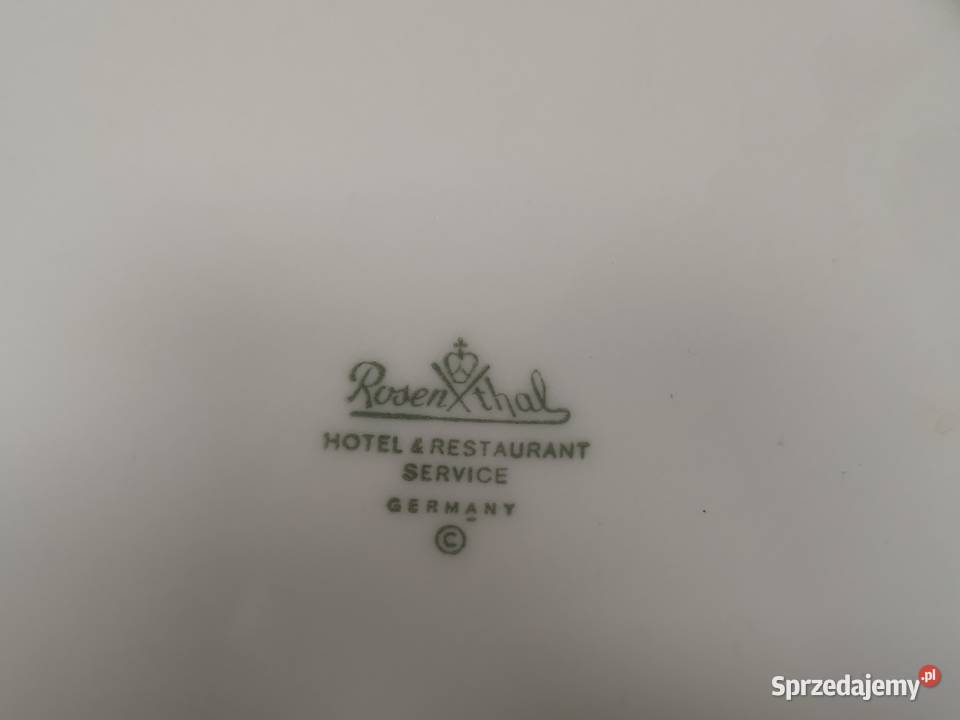 Talerz porcelanowy Rosenthal Hotel Restaurant Chorzew sprzedam