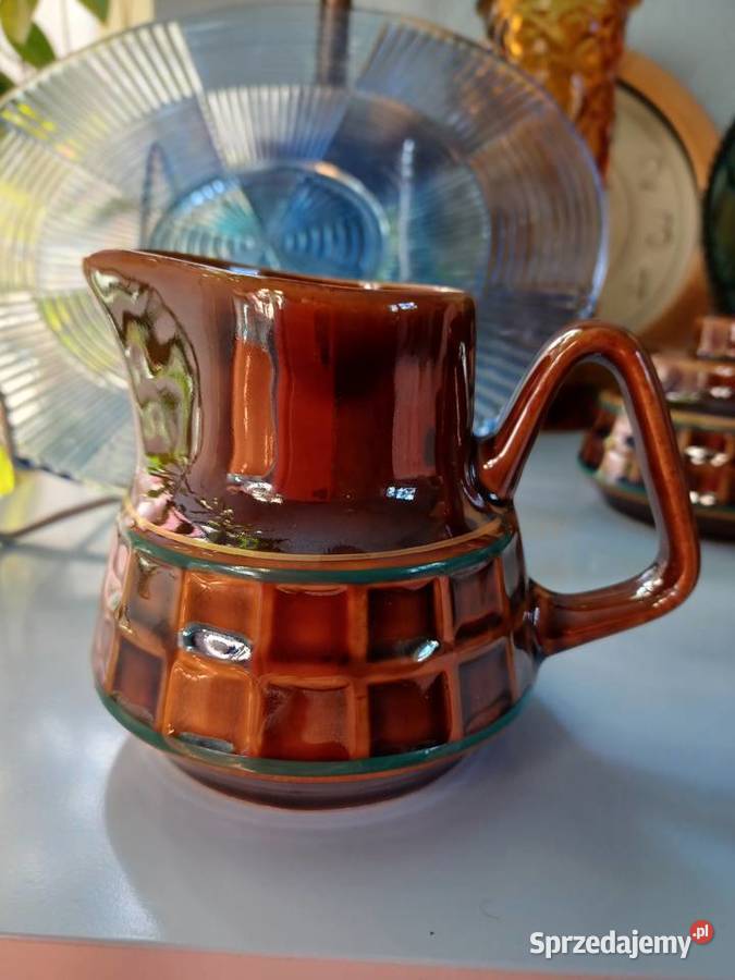 Ceramika Pruszków PRL elementy serwisu złocenia Łódź