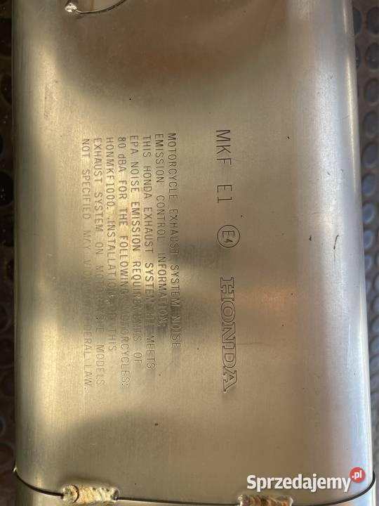 HONDA CBR 1000RR SC77 TŁUMIK WYDECH Motoryzacja