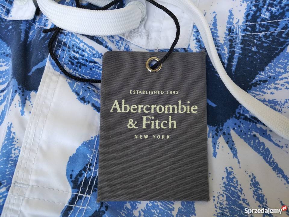 Spodenki Abercrombie Ftch M metka 5 kieszeni biały Dęblin