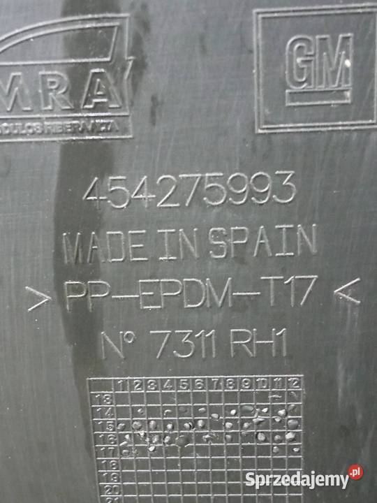 TAPICERKA BOCZEK PRAWY LEWY PRZÓD KPL 3D Opel