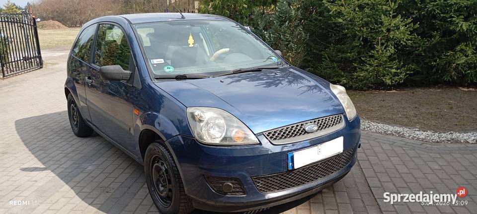 Oszczędny Ford Fiesta 14 diesel 2007 r Wałdowo Szlacheckie