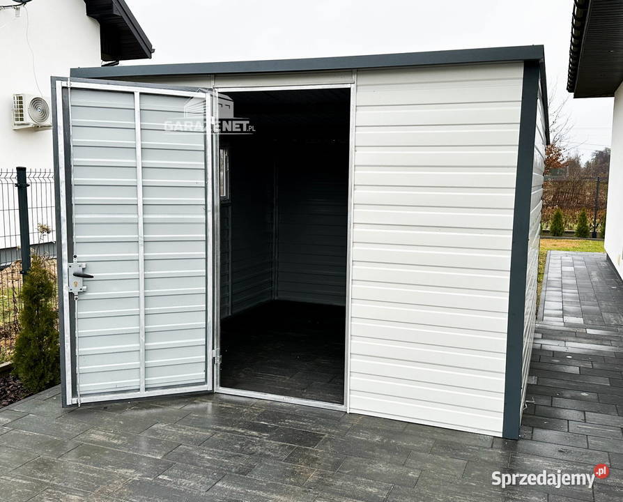 DOMEK OGRODOWY SCHOWEK GARAŻ 4m x 3 OKNO DRZWI Łapanów