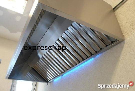 OKAP GASTRONOMICZNY 200 X 70 X 40 INOX WENTYLATO Chorzów