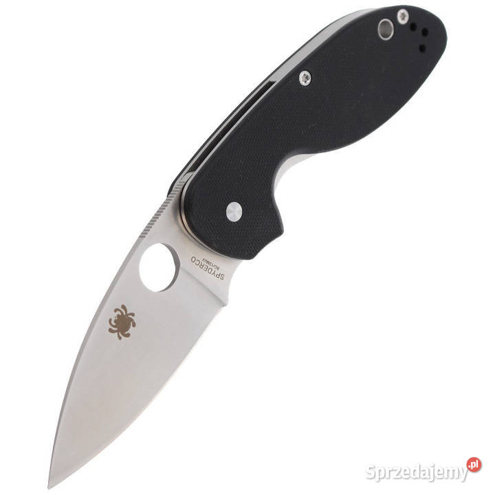Nóż składany Spyderco Efficient G10 Black Plain