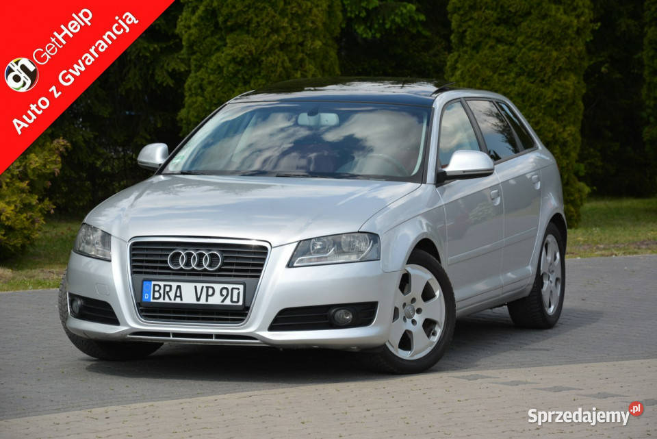 Audi A3 Lift DSG Panorama Skóry Duża Navi DRL czujnik zmierzchu mazowieckie Ostrów Mazowiecka