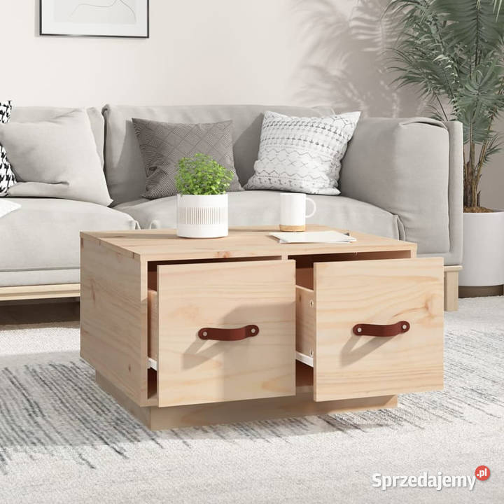 Stolik kawowy 60x53x35 lite drewno sosnowe Warszawa