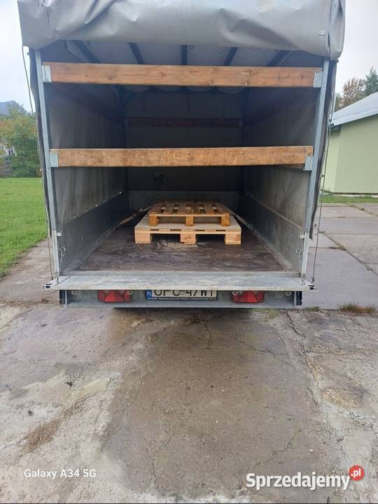 Przyczepa samochodowa burtowa 2000 Dmc Humbaur lubelskie Tomaszów Lubelski